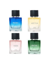 Ajmal Neea + Prose +  Aretha + Yearn Eau De Parfum 50ml 1.6 Fl.oz. Each Pack Of 4 | For Men & Women